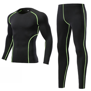 Compression Sport Suits Men Running Suit Quick Drying Fitness Running Clothes Sets Joggers