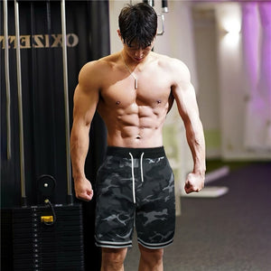 2020 Gyms Men camouflage Compression Fitness Shorts Men Bodybuilding Causal Shorts Male Summer Quick Dry Beach Short Homme