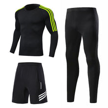 Load image into Gallery viewer, Compression Sport Suits Men Running Suit Quick Drying Fitness Running Clothes Sets Joggers