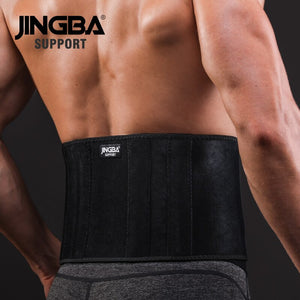 JINGBA SUPPORT Waist trimmer Support Slim fit Abdominal Waist sweat belt Sports Safety Back Support Sports protective gear