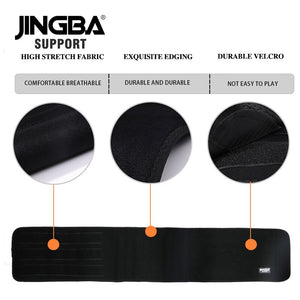 JINGBA SUPPORT Waist trimmer Support Slim fit Abdominal Waist sweat belt Sports Safety Back Support Sports protective gear