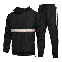 Load image into Gallery viewer, Man&#39;s Two Piece Set Sweatsuit Hooded Sweatshirts And Hip Hop Harlan Pants