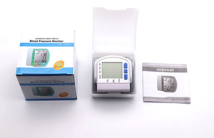 Medical Digital LCD Automatic  Wrist Blood Pressure Monitor Bp Tonometer Meter Wrist Sphygmomanometer Tansiyon Aleti Tensiometer