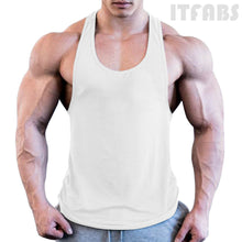 Load image into Gallery viewer, Mens Bodybuilding Stringer Tank Top Y-Back Gym Workout Sports Vest Shirt Clothes