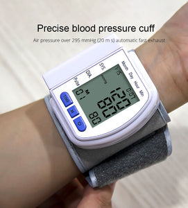 Medical Digital LCD Automatic  Wrist Blood Pressure Monitor Bp Tonometer Meter Wrist Sphygmomanometer Tansiyon Aleti Tensiometer