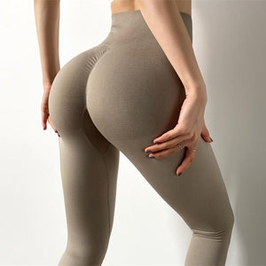 Women Seamless Leggings Push Up Gym Tights Scrunch Butt Workout Booty Leggings Sports Pants Fitness Butt Lifting Running Trouser