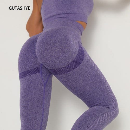 Seamless High Waist Legging Gymwear Workout Running Activewear Yoga Pant Hip Lifting Monkey For Gym Women Tracksuit gym clotes