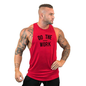 Bodybuilding Hoodie  Men Tank Top Undershirt DO THE WORK