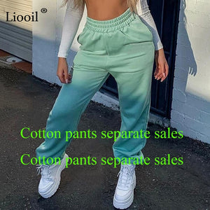 (Set And Pants Are Sold Separately) Tracksuit Women's Sports Suit Sweatshirt And Sweatpants