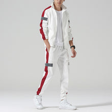 Load image into Gallery viewer, Men Sportswear Set Hoodies Set Patchwork Sweatshirt+pants