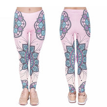 Load image into Gallery viewer, Pink Purple Womens Fitness Leggings Pants Push Up High Waist