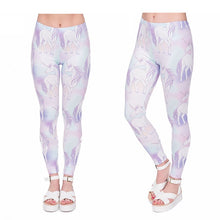 Load image into Gallery viewer, Pink Purple Womens Fitness Leggings Pants Push Up High Waist