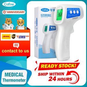 Forehead Thermometer  Infrared Thermometer Body Temperature Fever Digital
