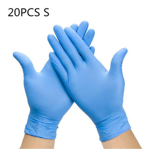 50 Pieces Of Disposable Latex Thick Gloves  Medical Laboratory Latex