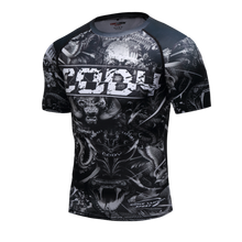 Load image into Gallery viewer, New Summer 3D orangutan Compression T Shirt Set Men Jiu Jitsu Tight Tracksuit Fashion Men  Fitness Clothing Sportswear Suit