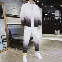 Load image into Gallery viewer, Markless Mens Tracksuit Outdoor Loose Sportswear Fashion Casual Outfit Jacket with Pants