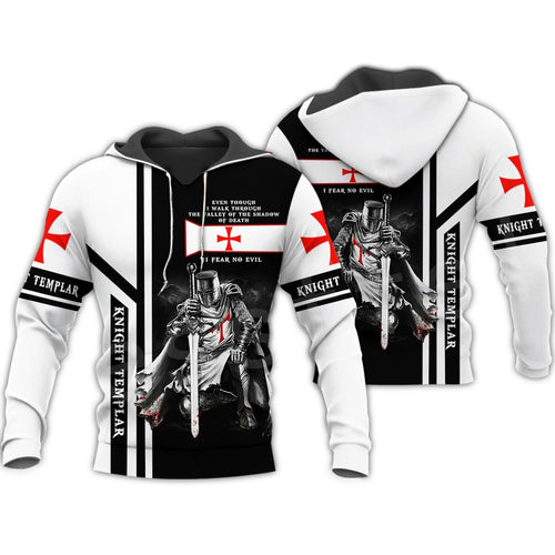 Tessffel Knight Templar Armor Pullover Streetwear Harajuku Funny Tracksuit 3DPrint Zipper/Hoodies/Sweatshirt/Jacket/Men