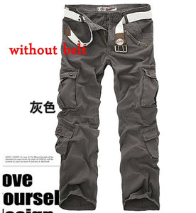 Hot sale free shipping men cargo pants camouflage  trousers military pants for man 7 colors