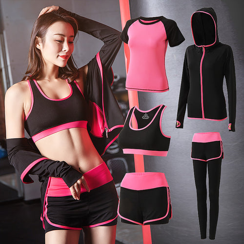 Fitness Clothes Running Breathable High Waist Sport Suit