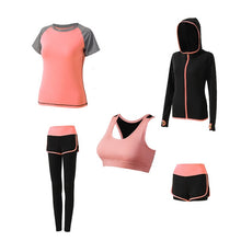 Load image into Gallery viewer, Fitness Clothes Running Breathable High Waist Sport Suit