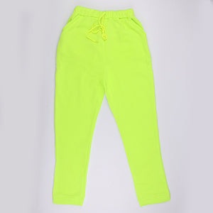 OMSJ 2020 Neon Green Solid Tracksuit Women 2 Piece Sets Casual Outfit Pants Set Long Sleeve Clothing