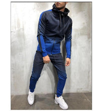 Load image into Gallery viewer, Zipper Tracksuit Men Set Sporting 2 Pieces Sweatsuit Men Clothes Printed Hooded Hoodies Jacket Pants Track Suits Male