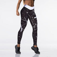 Load image into Gallery viewer, Qickitout 12%spandex Sexy High Waist Elasticity Women Digital Printed Leggings Push Up Strength Pants