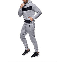 Load image into Gallery viewer, Zipper Tracksuit Men Set Sporting 2 Pieces Sweatsuit Men Clothes Printed Hooded Hoodies Jacket Pants Track Suits Male