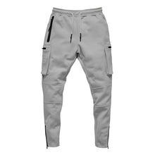 Load image into Gallery viewer, Joggers Men 2020 Streetwear Trousers Multiple Zipper Pockets Muscle Mens Pants , Sweatpants Tracksuit 20CK19
