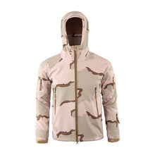 Load image into Gallery viewer, Shark Soft Shell Military Tactical Jacket Men Waterproof Warm Windbreaker US Army Clothing Winter Big Size Men Camouflage Jacket