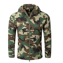 Load image into Gallery viewer, Shark Soft Shell Military Tactical Jacket Men Waterproof Warm Windbreaker US Army Clothing Winter Big Size Men Camouflage Jacket