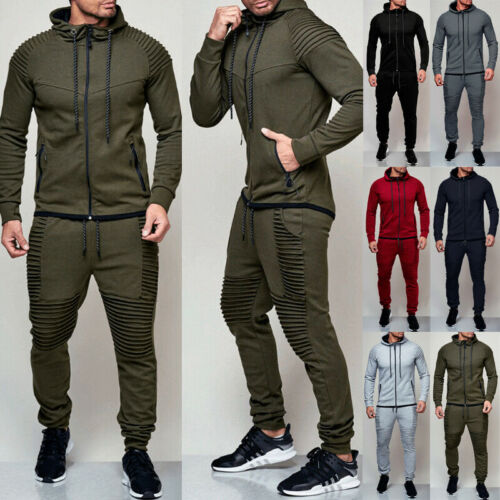 2 Pieces Autumn Running Tracksuit Men Sweatshirt Sports Set Gym Clothes Men Sport Suit Training Suit Sport Wear