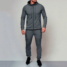 Load image into Gallery viewer, 2 Pieces Autumn Running Tracksuit Men Sweatshirt Sports Set Gym Clothes Men Sport Suit Training Suit Sport Wear