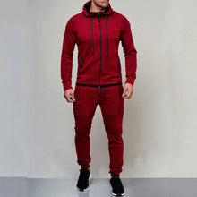 Load image into Gallery viewer, 2 Pieces Autumn Running Tracksuit Men Sweatshirt Sports Set Gym Clothes Men Sport Suit Training Suit Sport Wear