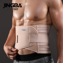 Load image into Gallery viewer, JINGBA SUPPORT Orthopedic Corset Back Support Belt Men Back Brace Belt Fajas Lumbares Ortopedicas Protection Spine Support Belt