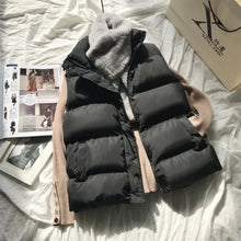 Load image into Gallery viewer, Women Winter Warm Cotton Padded Puffer Vests Sleeveless Parkas Jacket