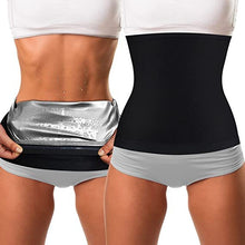 Load image into Gallery viewer, Plus Size Men And Women Waist Trainer Sweat With 3 Hooks Tummy Slimming Belt Body Shaper Loss Weight Waist Belt Corset Sweat