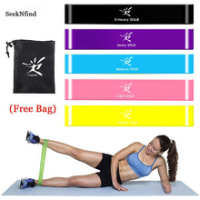 Load image into Gallery viewer, 5PCs/Set Resistance Bands Latex Elastic Band Strength Training