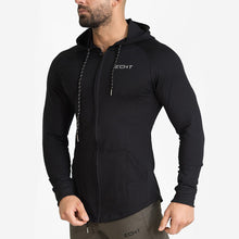 Load image into Gallery viewer, Men Cotton Sweatshirt  Hoodies Casual Fashion Jacket Zipper Sportswear